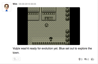 Illustration for article titled Let's play Pokemon Blue, Miiverse style part 6